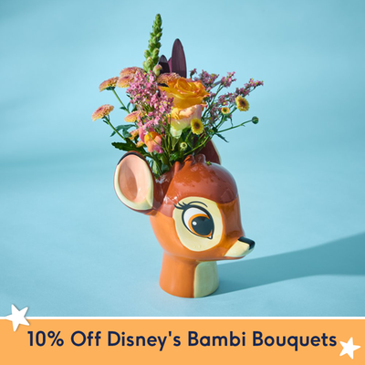 Disney's Bambi Mini Bouquet with Bambi Vase 