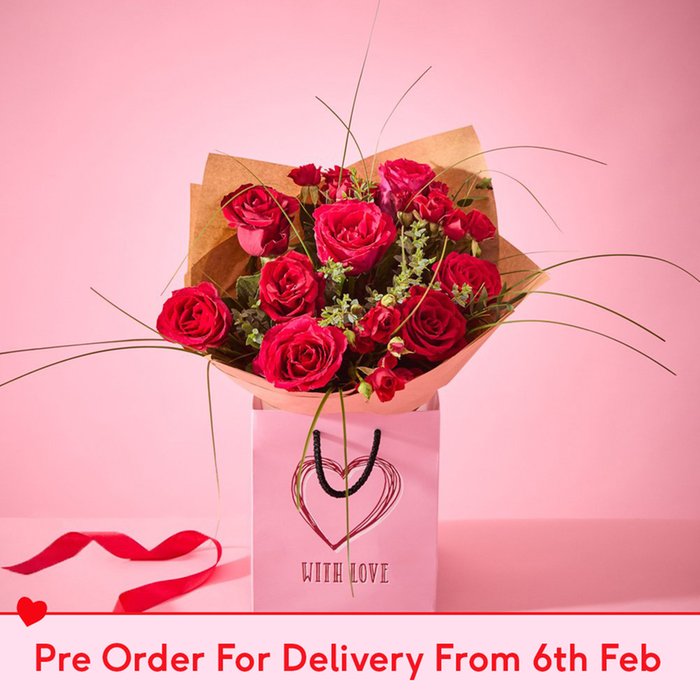 The With Love Bouquet & Gift Bag