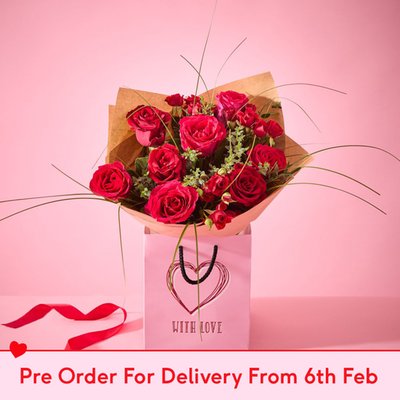 The With Love Bouquet & Gift Bag