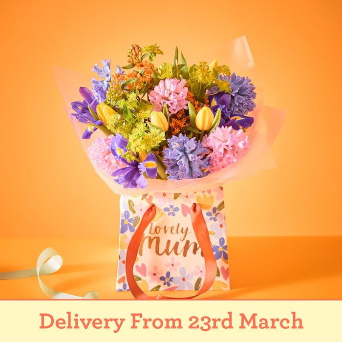 Lovely Mum Bouquet Gift Bag