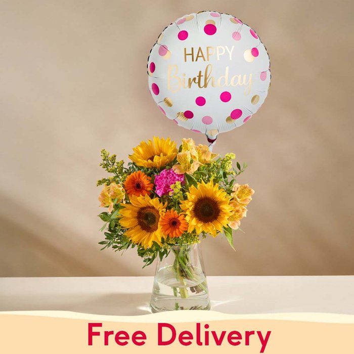 Birthday Brights & Happy Birthday Balloon Gift Set