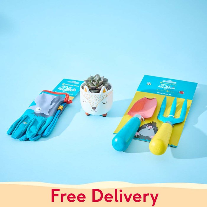 Children's Fox Planter Gardening Kit