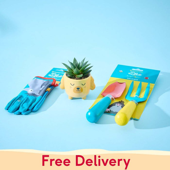 Children's Cockapoo Planter Gardening Kit
