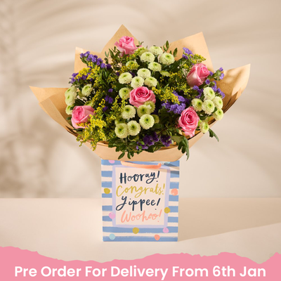 The Bronte Bouquet & Congrats Gift Bag