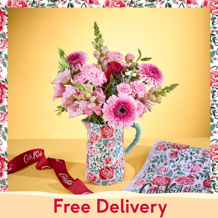 Cath Kidston Beautiful Day Bouquet and Rose Jug Gift Set