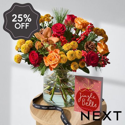 NEXT Rose & Orchid Fireside Bouquet