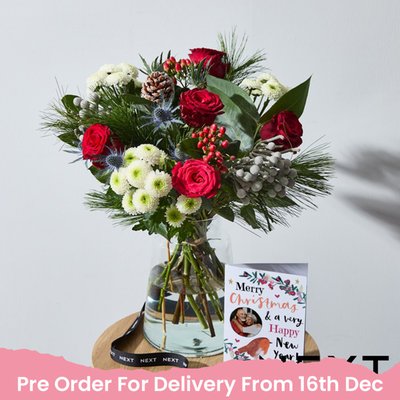 NEXT Christmas Rose & Santini Bouquet