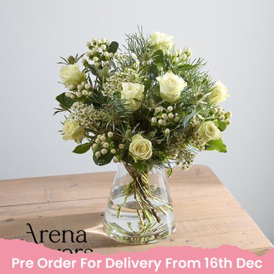 Arena Flowers White Christmas Bouquet