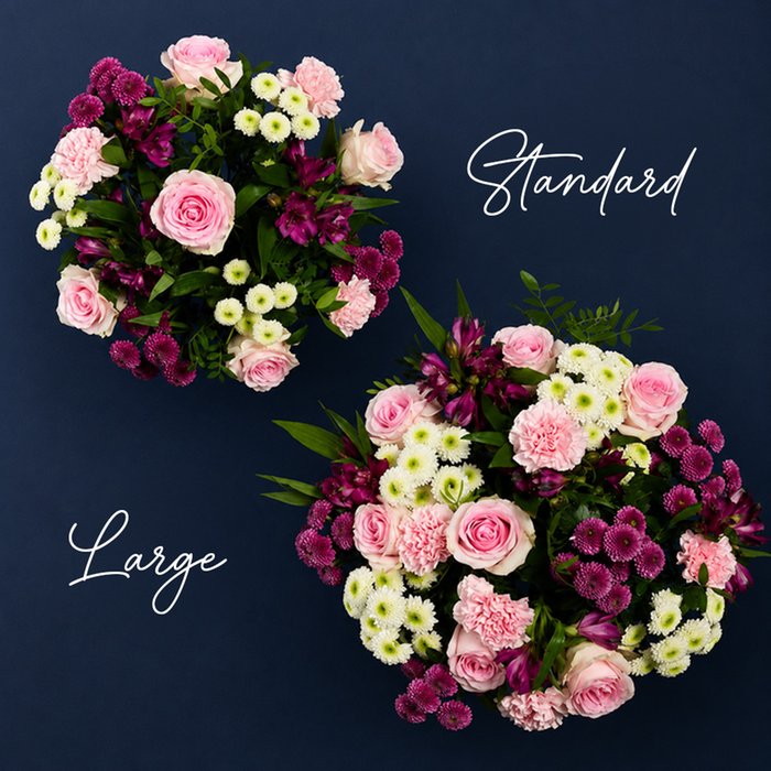 Pink Rose & Purple Santini Bouquet
