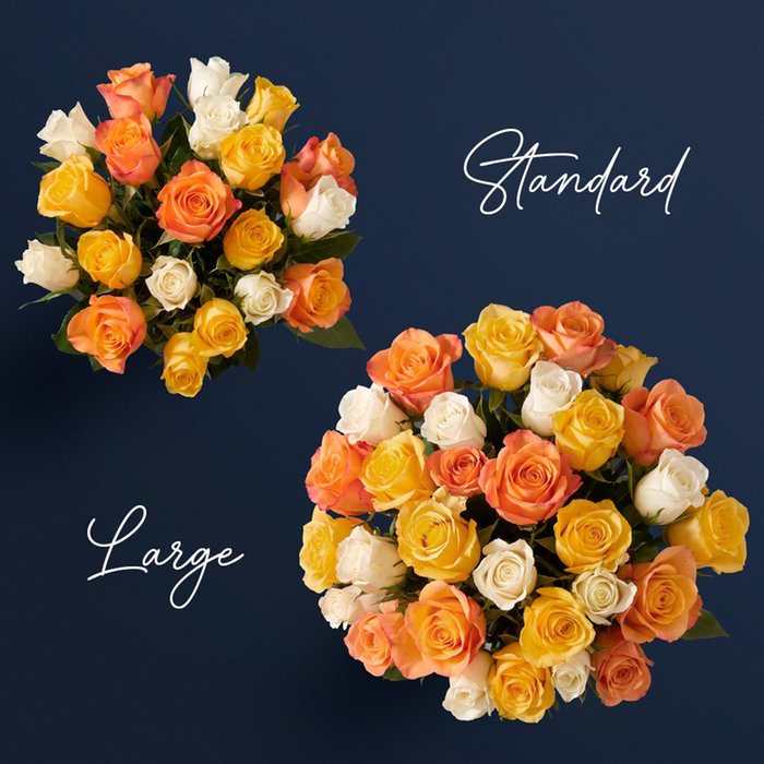 NEXT Mixed Golden Roses Bouquet