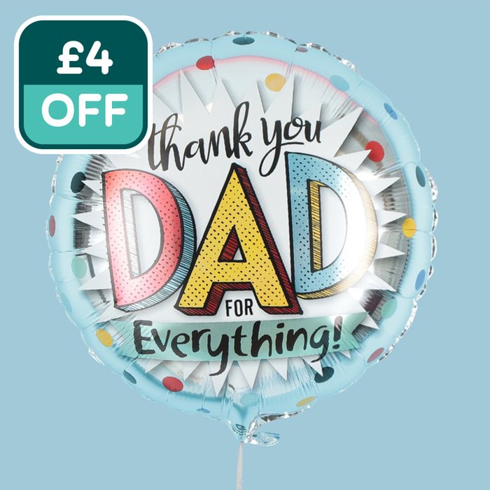 Thank You Dad for Everything Balloon