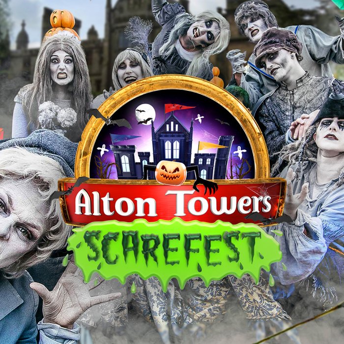 Alton Towers Resort Entry Tickets for Four