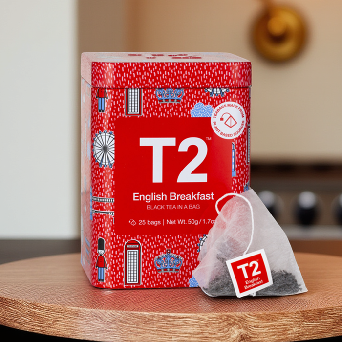 T2 English Breakfast Icon Tin