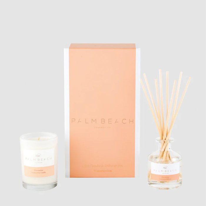 Watermelon Candle & Diffuser Set by Palm Beach Collection