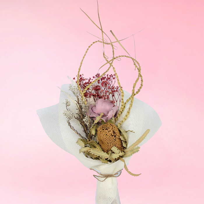 Anais Rosy Blossom Dried Bouquet