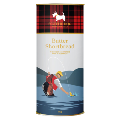 Fishing Scottie Dog Shortbread Co 180g