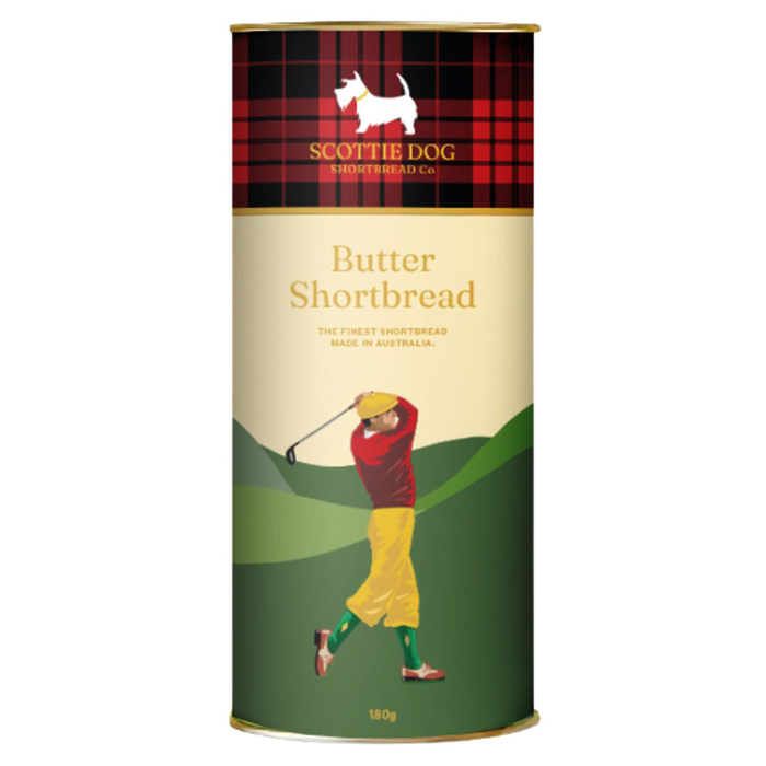 Golfing Scottie Dog Shortbread Co 180g