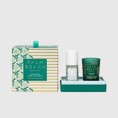 Candle & Room Mist Set Coastal Cypress by Palm Beach Collection