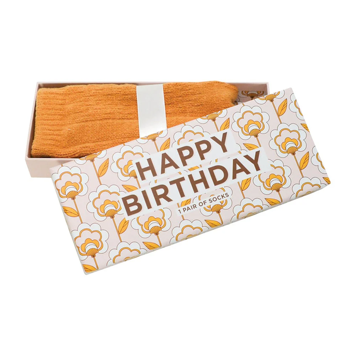 Happy Birthday Boxed Socks by Annabel Trends