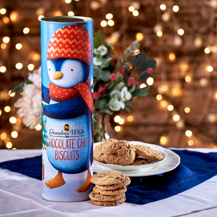 Penguin Chocolate Chip Biscuit Tube 200g