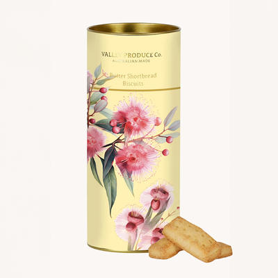 Australian Gumnut Blossom Shortbread Tube 180g