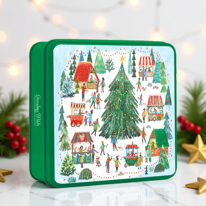 Grandma Wild's Christmas Village Market Tin 160g