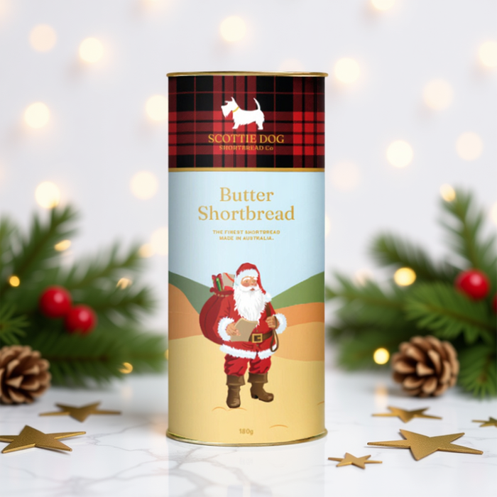 Scottie Dog Christmas Shortbread Co Butter Shortbread Tube