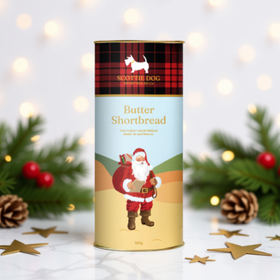 Scottie Dog Christmas Shortbread Co Butter Shortbread Tube