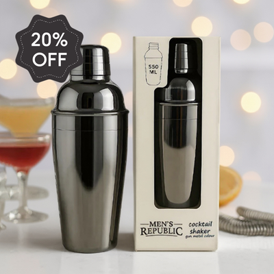 Men's Republic Gunmetal Cocktail Shaker