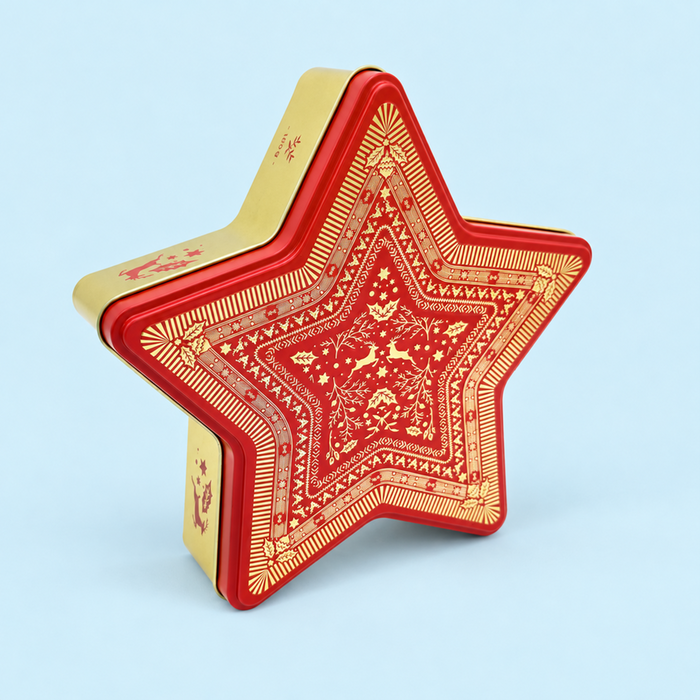 Luxury Festive Shortbread Tin 180g