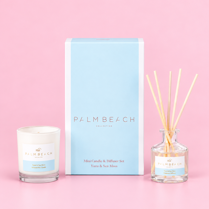 Yuzu & Sea Moss Mini Candle & Diffuser Gift Pack