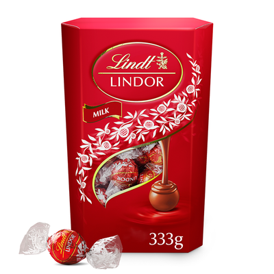 Lindt Lindor Milk Cornet 333g