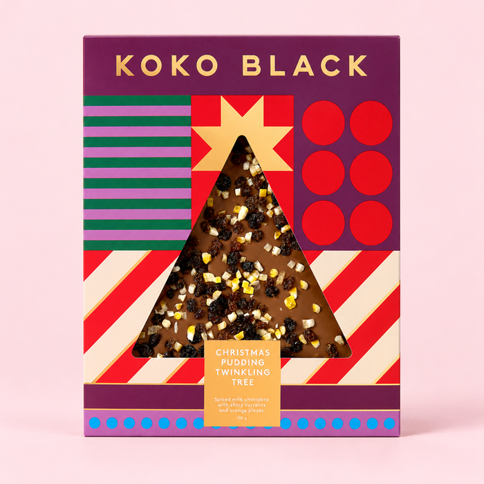 Koko Black Christmas Pudding Twinkling Tree