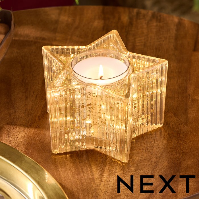 NEXT Festive Light up Star Candle