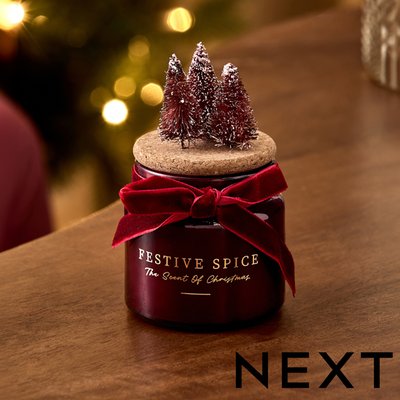 NEXT Festive Red Mini Candle 