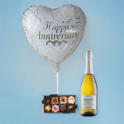 Happy Anniversary Balloon Gift Set 