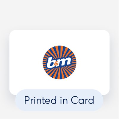 B&M UK £20 Digital Gift Card