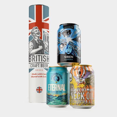 British Craft Beer Tube 3 x 330ml