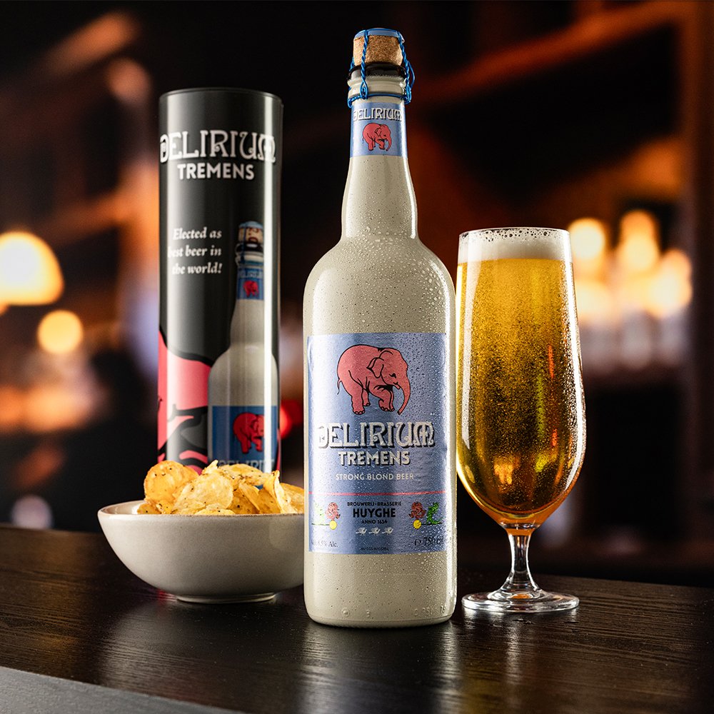 Virgin Wines Delirium Tremens Belgian Beer Gift Tube (750Ml)