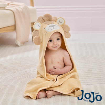 JoJo Maman Bébé Neutral Lion Hooded Towel