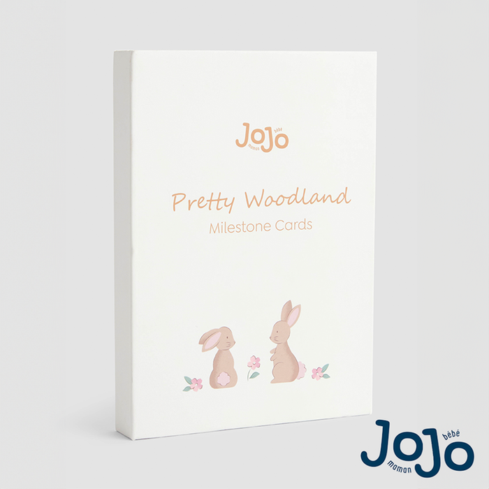 JoJo Maman Bébé My First Milestone Cards Pretty Woodland