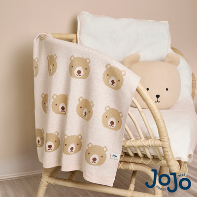 JoJo Maman Bébé Bear FairIsle Shawl