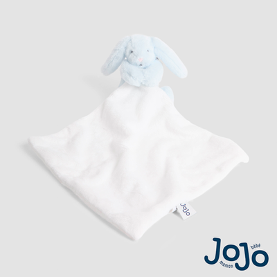 JoJo Maman Bébé Sitting Bunny Comforter - Blue