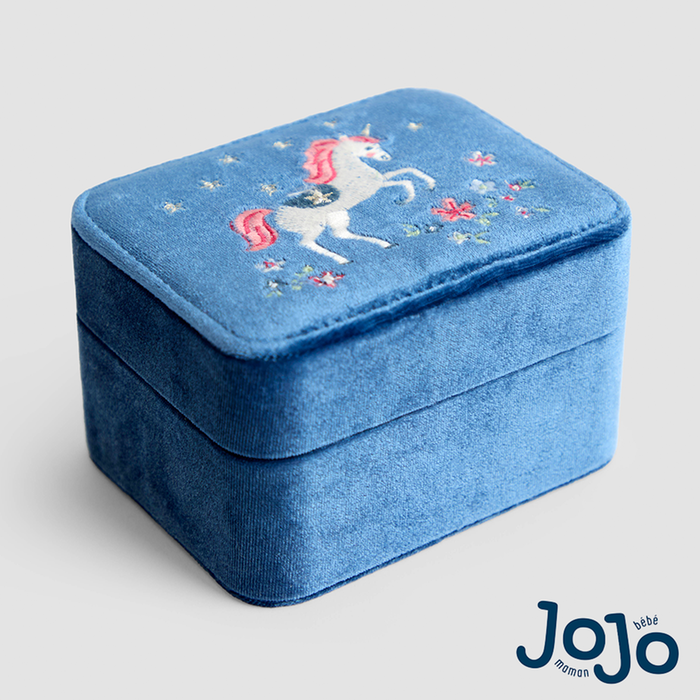 JoJo Maman Bébé Unicorn Fabric Jewellery Box
