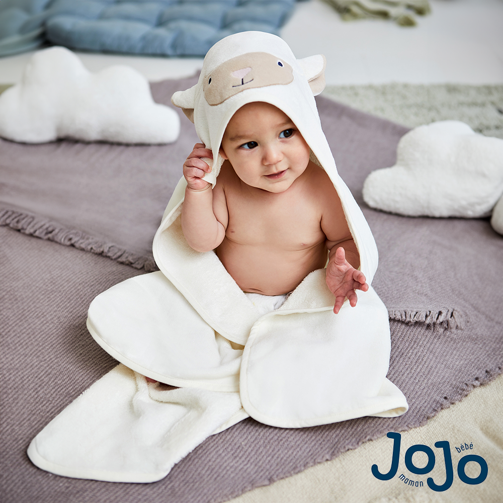 Jojo Maman Bebe Jojo Maman BÃ©bÃ© Lamb Hooded Towel