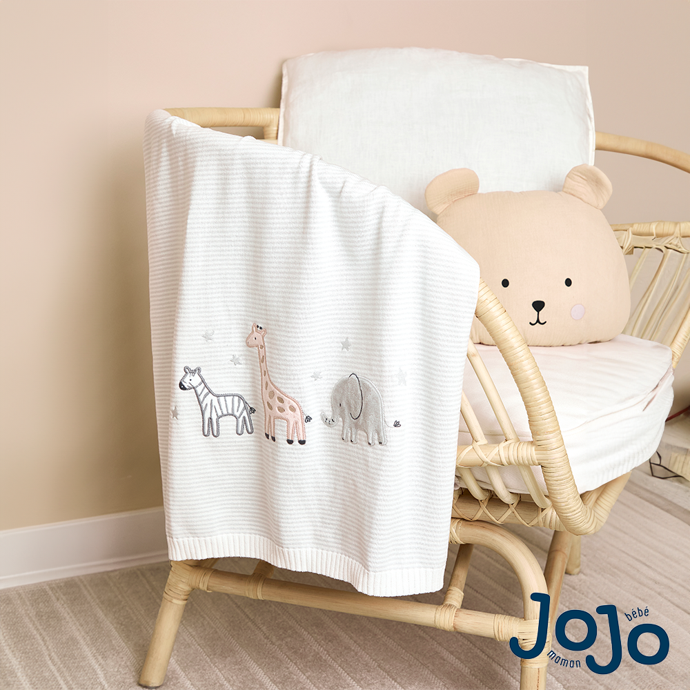 Jojo Maman Bebe Jojo Maman BÃ©bÃ© Welcome Little One Embroidered Shawl