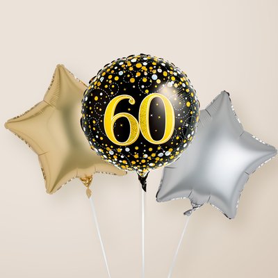 Happy 60th Balloon Trio