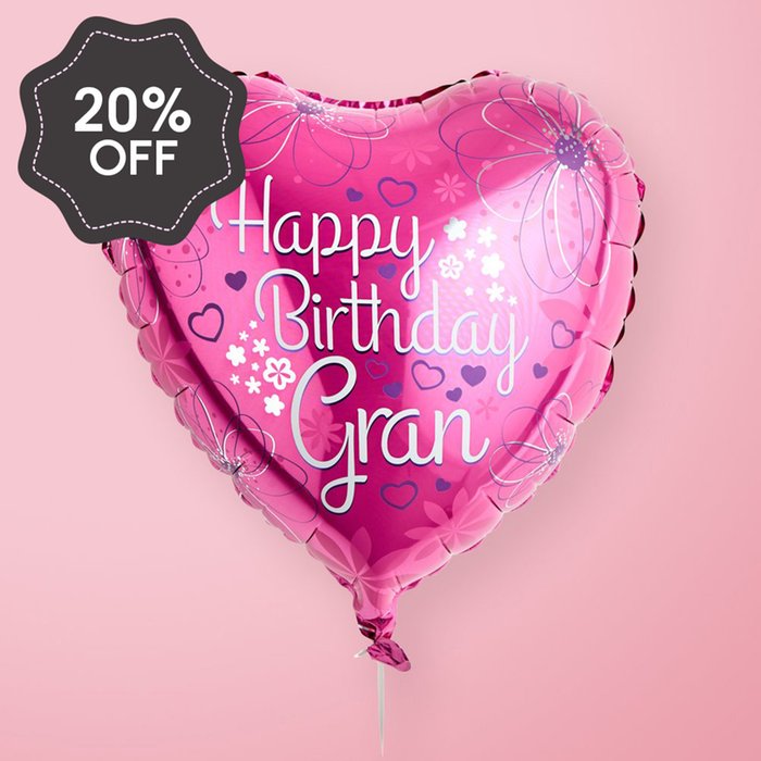 Happy Birthday Gran Balloon