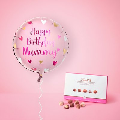 Happy Birthday Mummy Balloon and Chocolate Gift Set