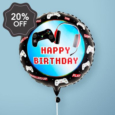 Happy Birthday Gaming Balloon